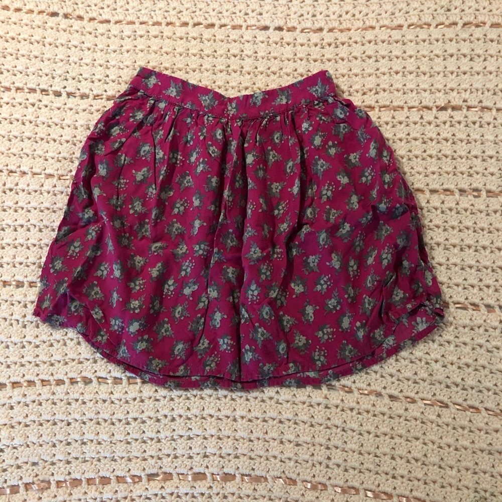 Abercrombie Floral Skirt